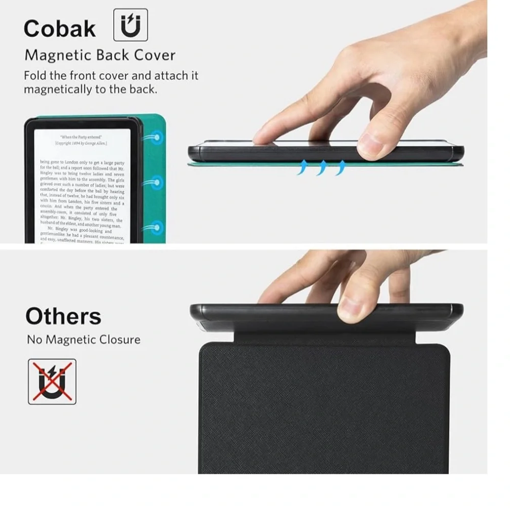 Cobak magnetic case for 7” kindle 12th generation